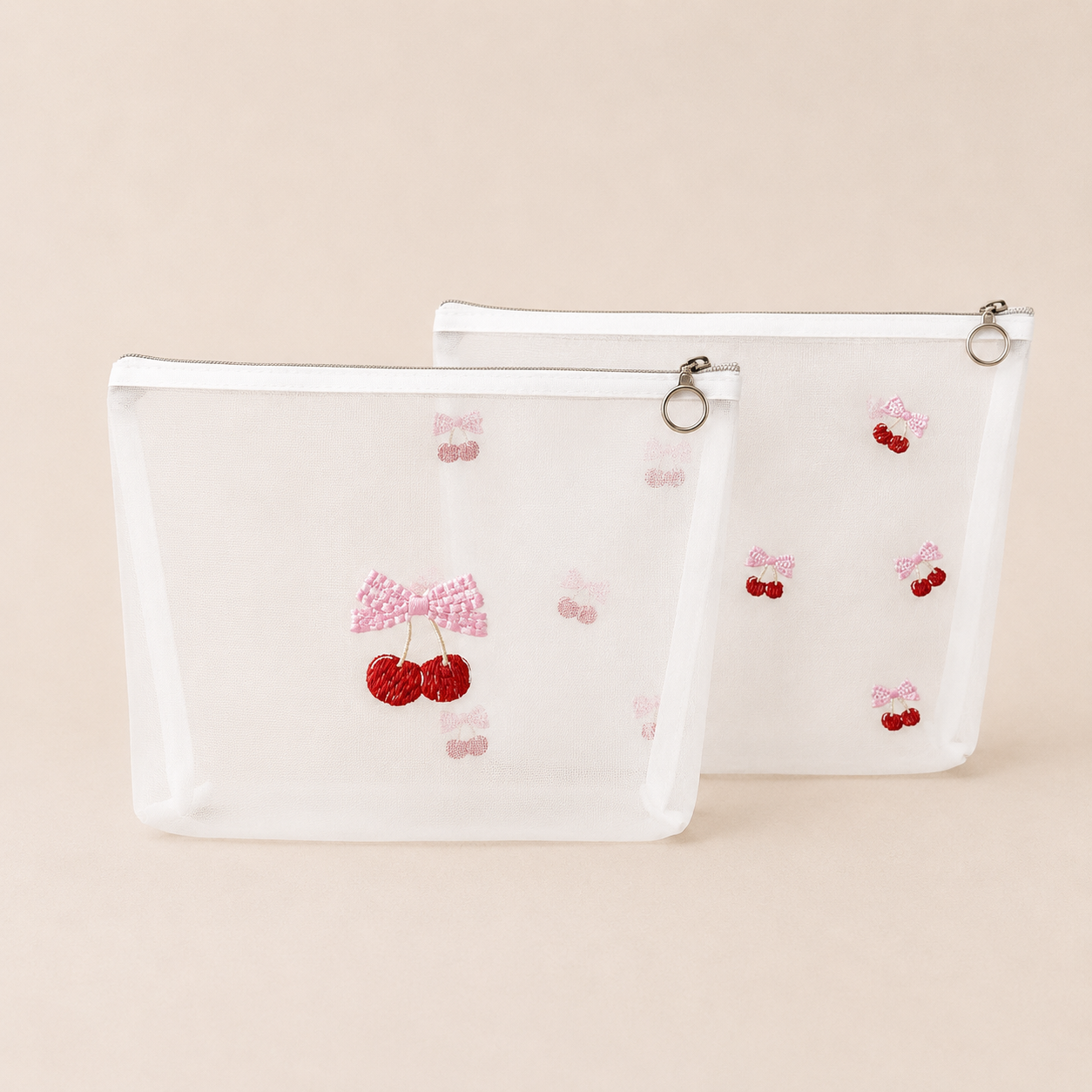 SET X 2 COSMETIQUERAS CEREZAS