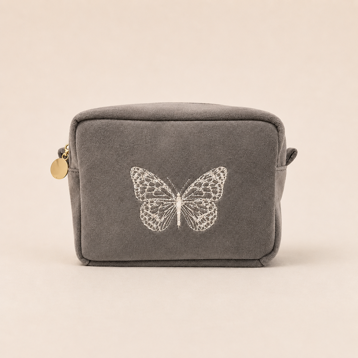 NECESER MEDIANO MARIPOSA PLATA