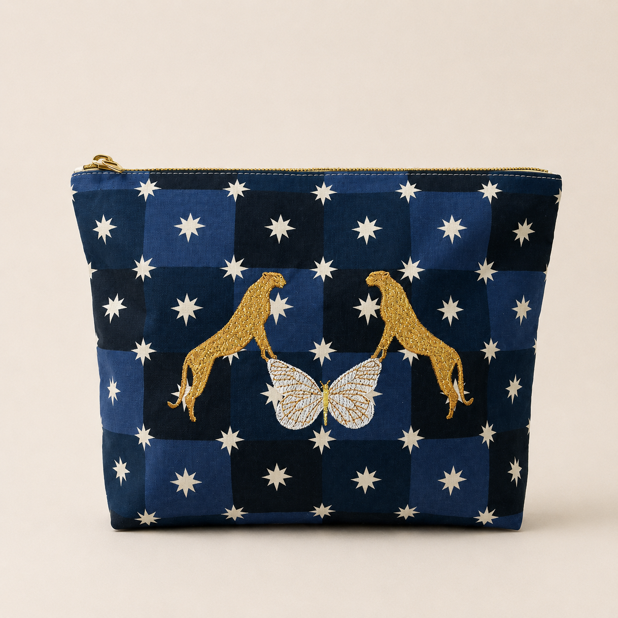 MOSAICO ESTRELLAS BOLSA COSMETIQUERA GRANDE