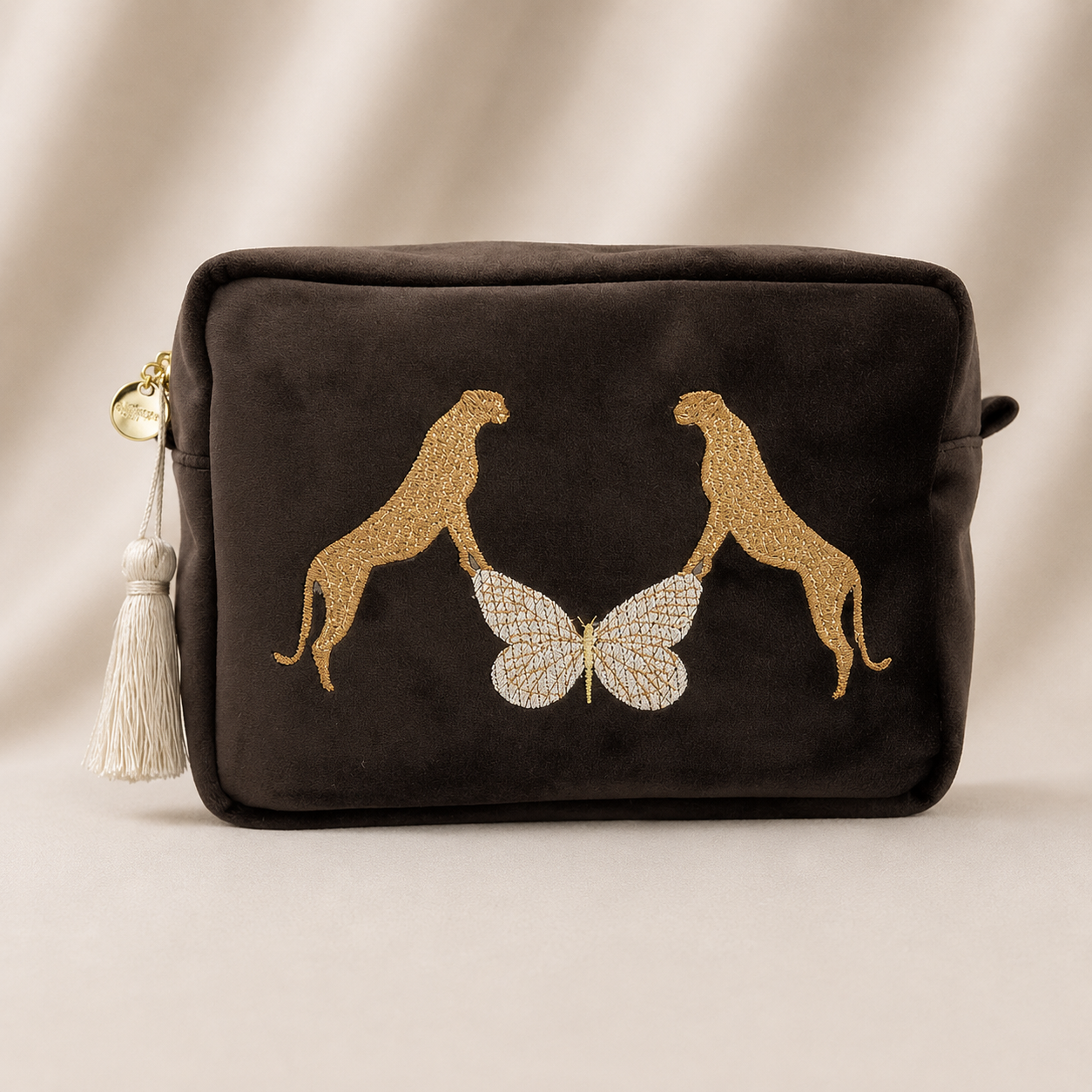 NECESER GRANDE LEOPARDO MARIPOSA
