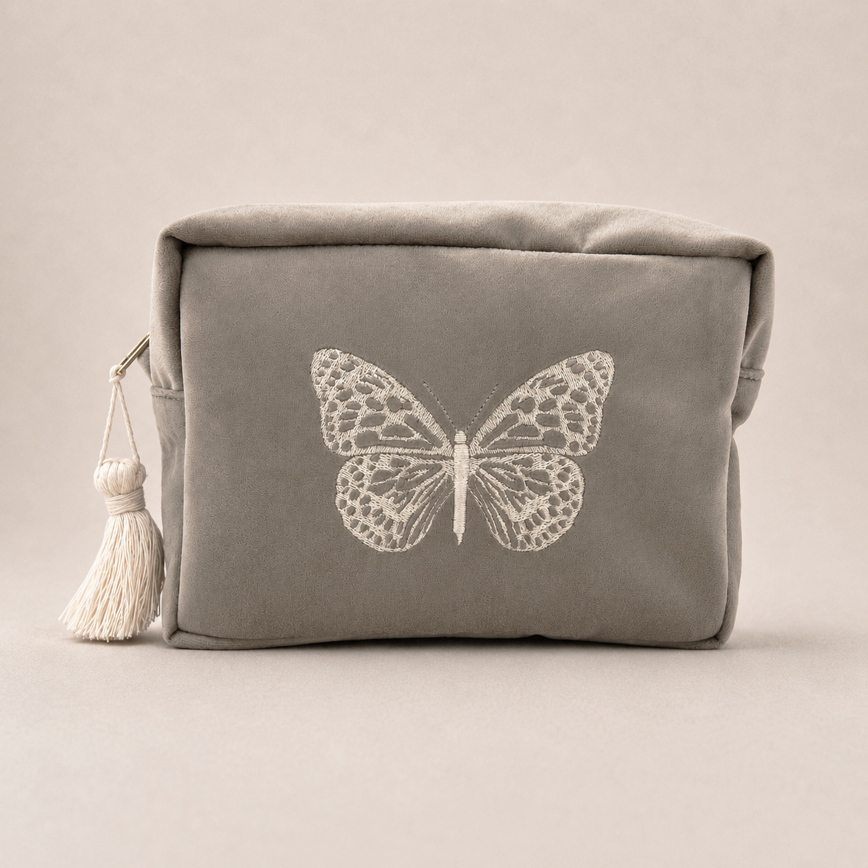 NECESER GRANDE MARIPOSA PLATA