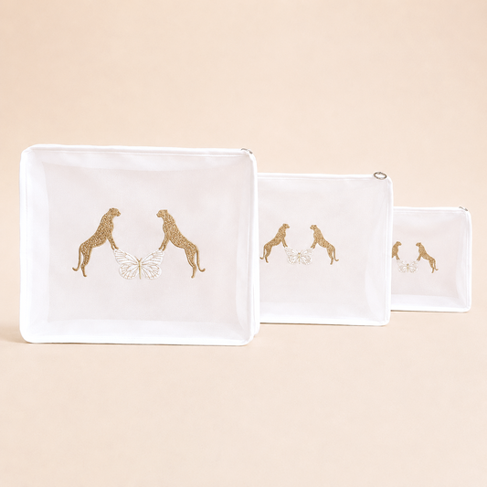SET X3 ORGANIZADORES LEOPARDO MARIPOSA