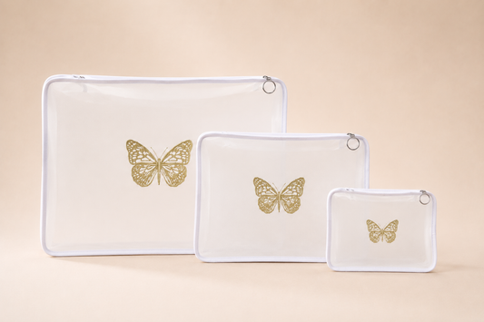 SET X3 ORGANIZADORES MARIPOSA DORADA