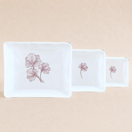 SET X3 ORGANIZADORES ORQUÍDEA MALVA