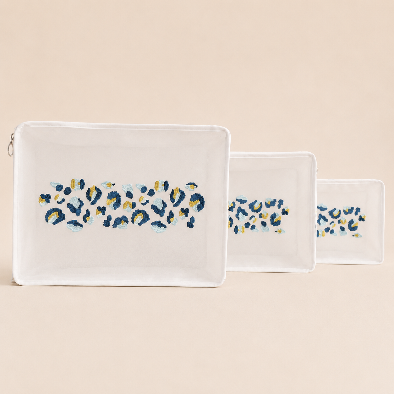 SET X3 ORGANIZADORES PRINT LEOPARDO
