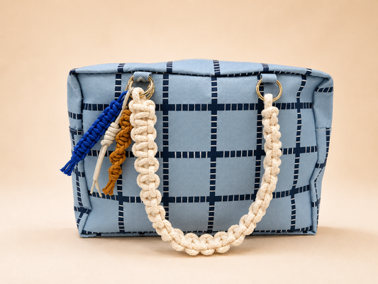 HANDBAG CIELO ENREJADO