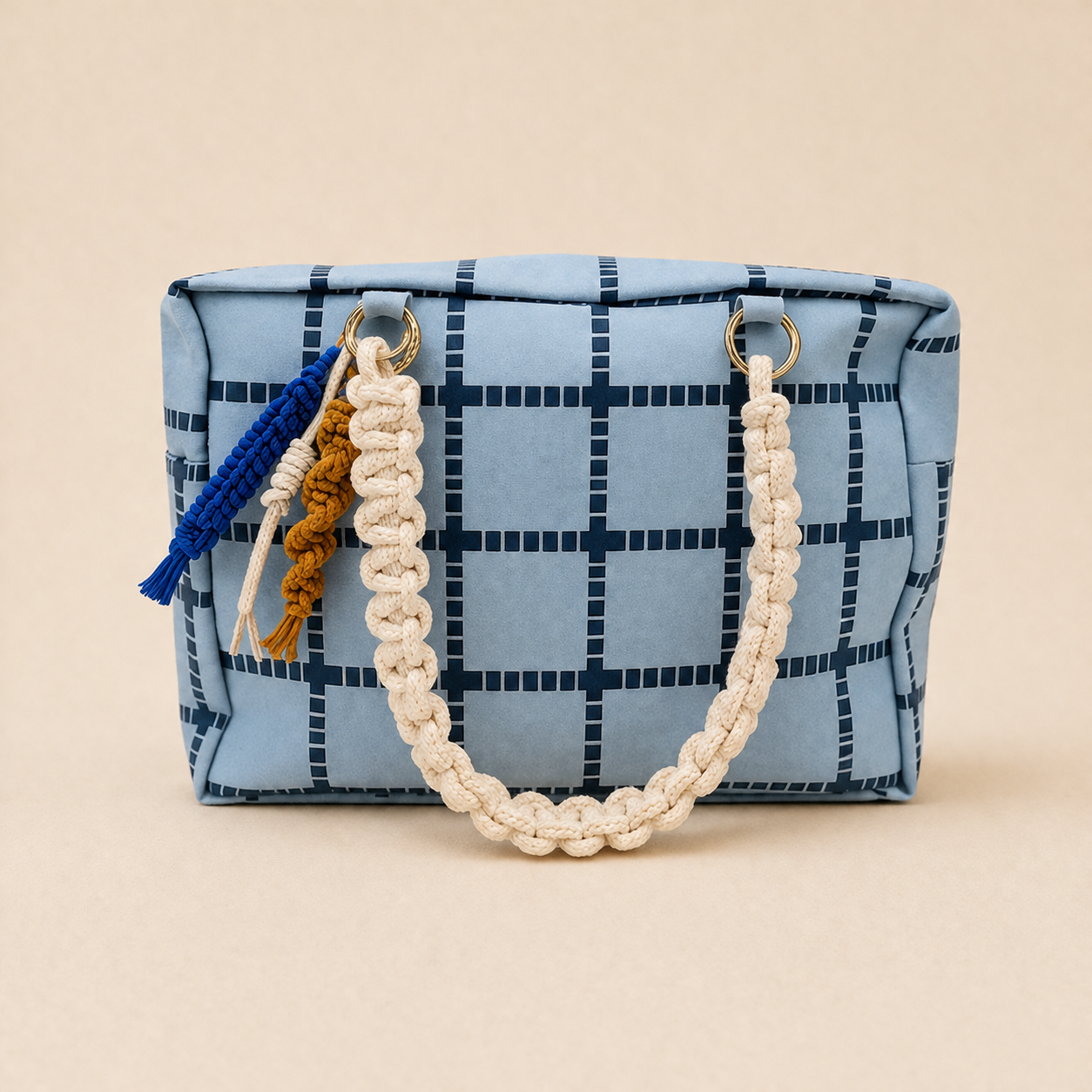 HANDBAG CIELO ENREJADO
