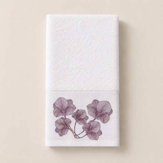 TOALLA ORQUÍDEA MALVA
