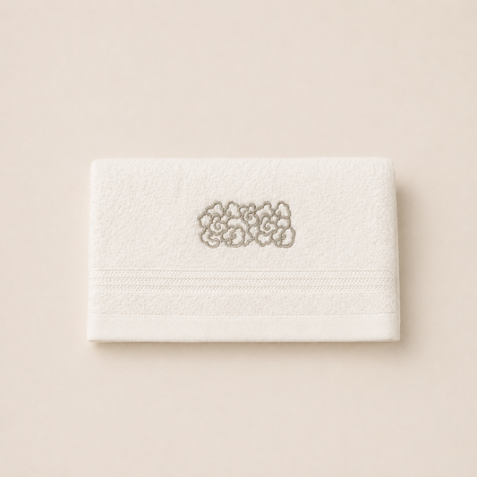TOALLA FACIAL ROSA PLATA