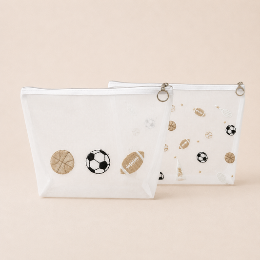 SET X 2 COSMETIQUERAS BALONES