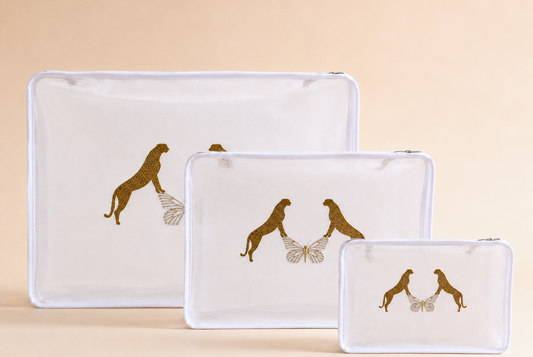 SET X3 ORGANIZADORES LEOPARDO MARIPOSA