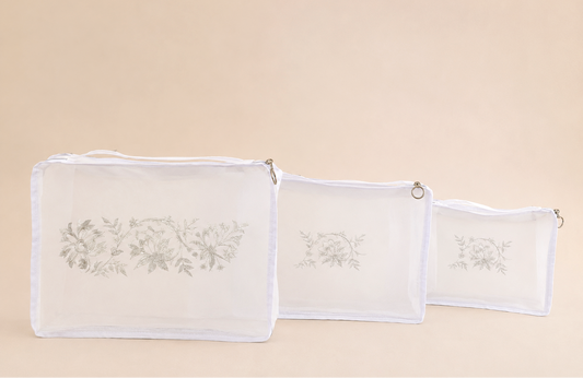 SET X3 ORGANIZADORES ENREDADERA DE CAMELIAS PLATA