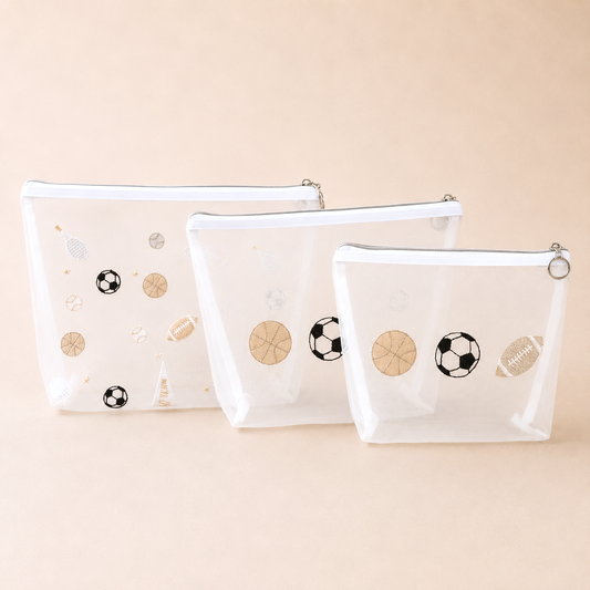 SET X 3 COSMETIQUERAS BALONES