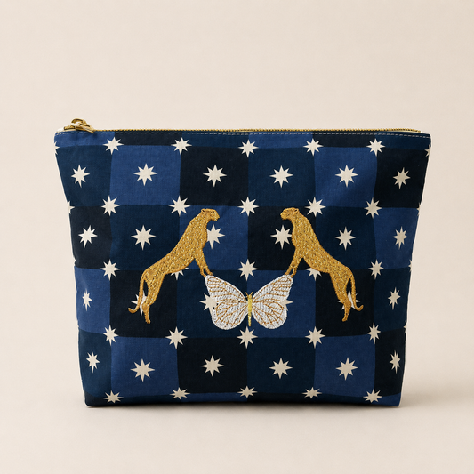 MOSAICO ESTRELLAS BOLSA COSMETIQUERA GRANDE