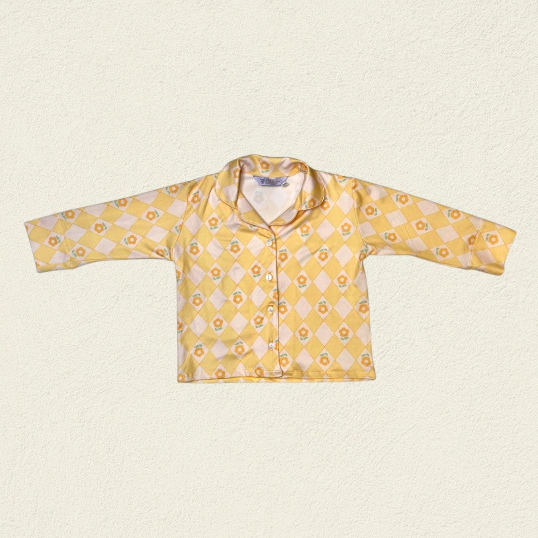 FLORES AMARILLAS MANGA LARGA