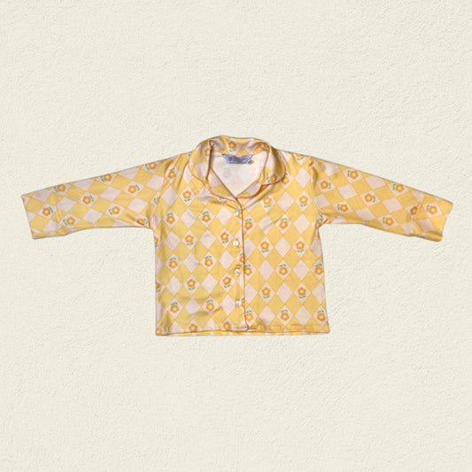 FLORES AMARILLAS MANGA LARGA