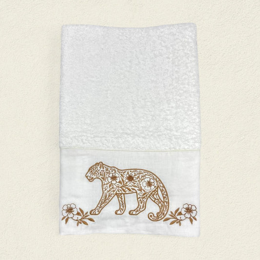 JAGUAR DE FLORES DORADAS