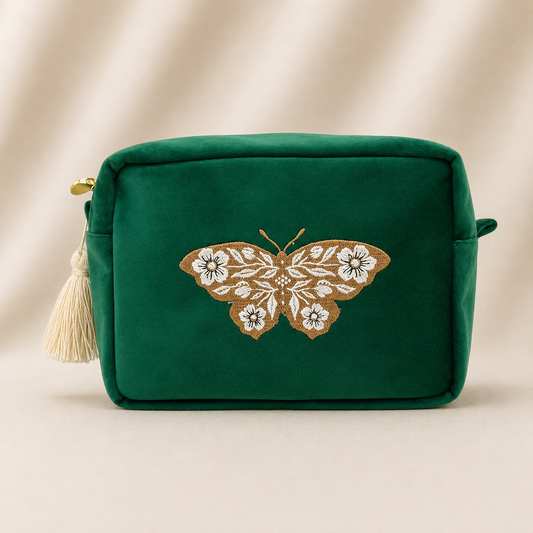 NECESER GRANDE MARIPOSA FLORES