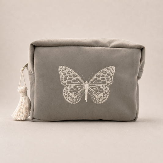 NECESER GRANDE MARIPOSA PLATA