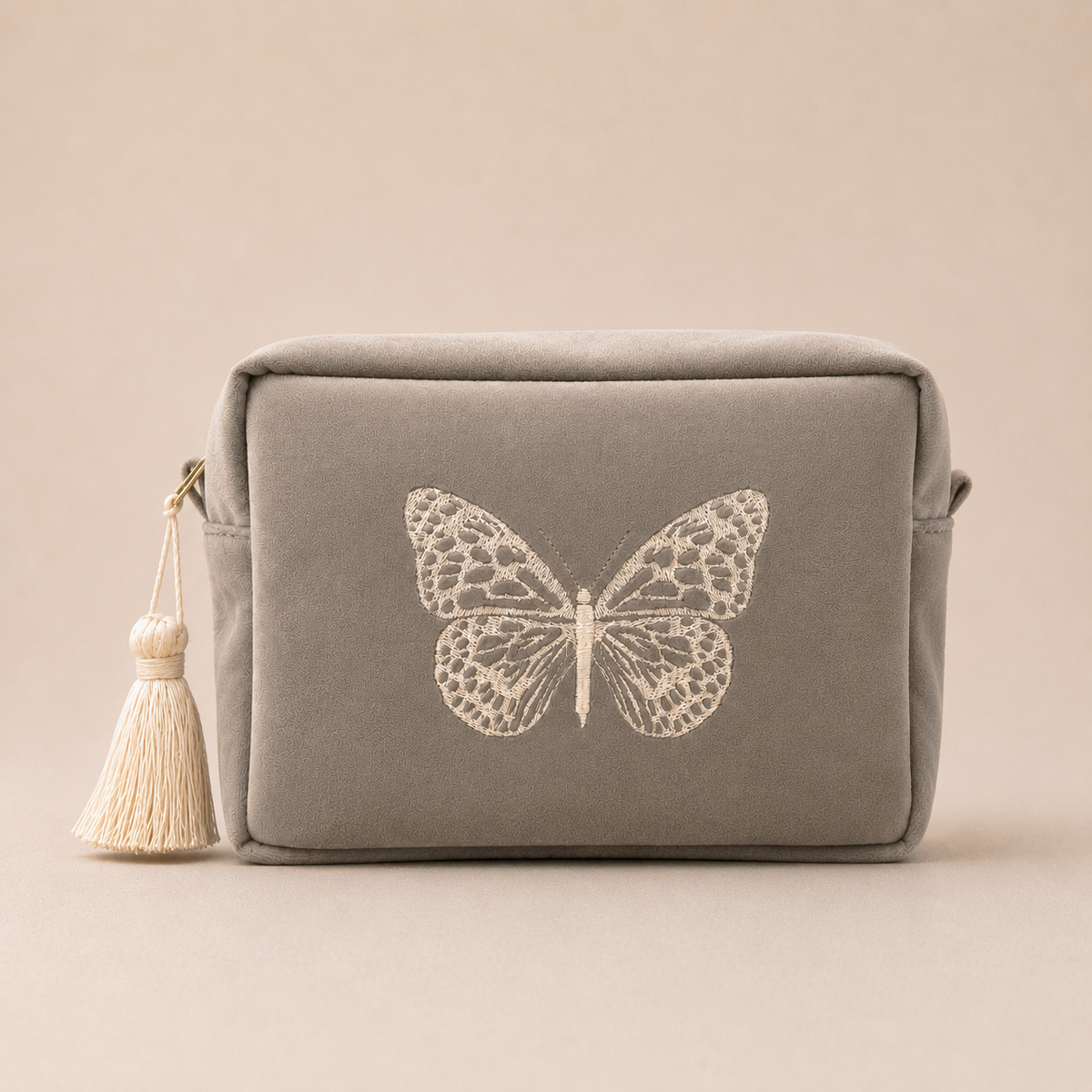 NECESER GRANDE MARIPOSA PLATA