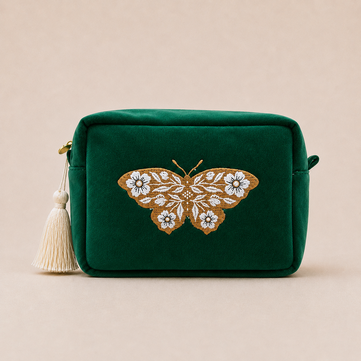 NECESER GRANDE MARIPOSA FLORES