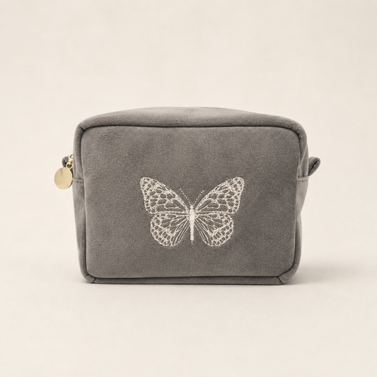 NECESER MEDIANO MARIPOSA PLATA