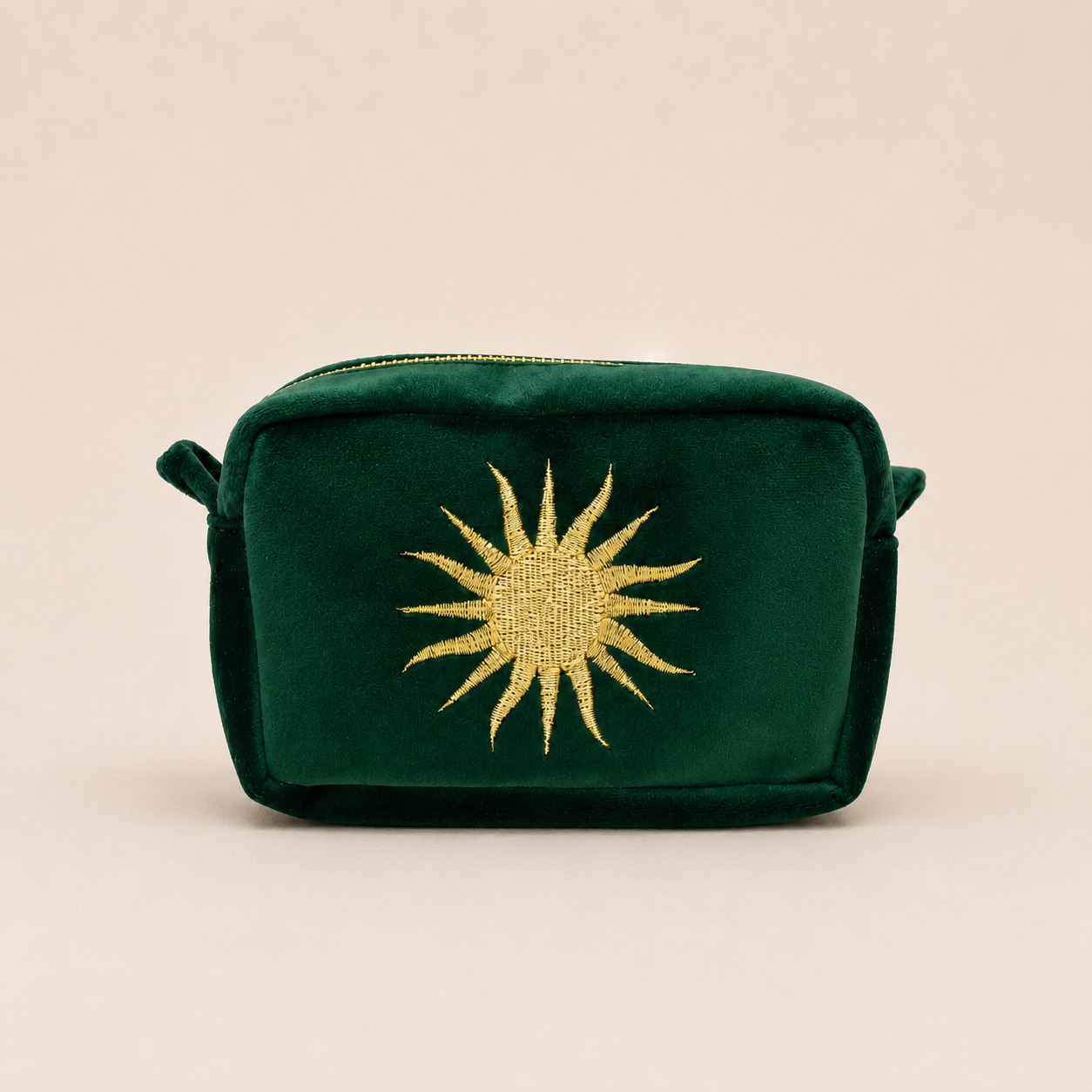 NECESER PETIT SOL DORADO SOBRE VERDE ESMERALDA