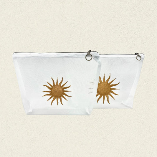 SET X 2 COSMETIQUERAS SOL OCRE