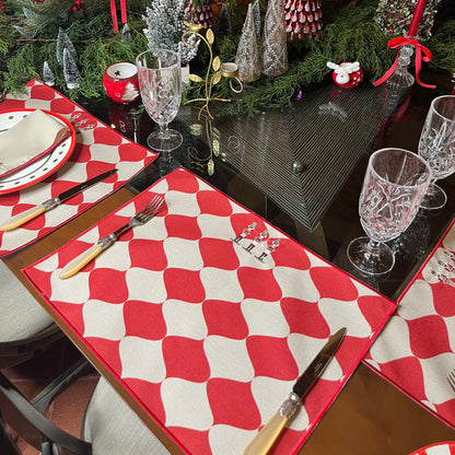 SET INDIVIDUALES SOLDADITOS DE NAVIDAD + SERVILLETAS SOLDADITOS ROJOS