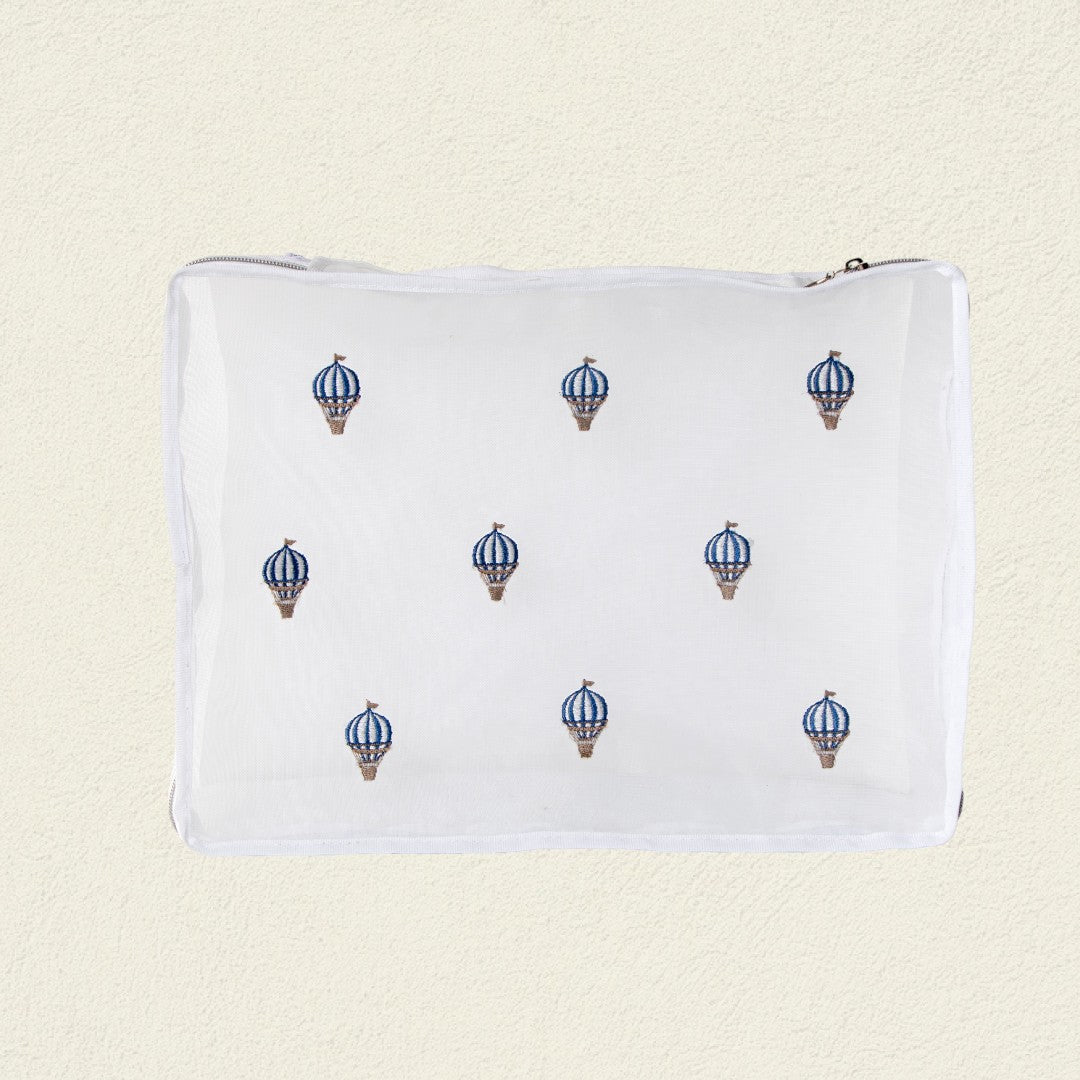 SET X3 ORGANIZADORES GLOBOS AZULES