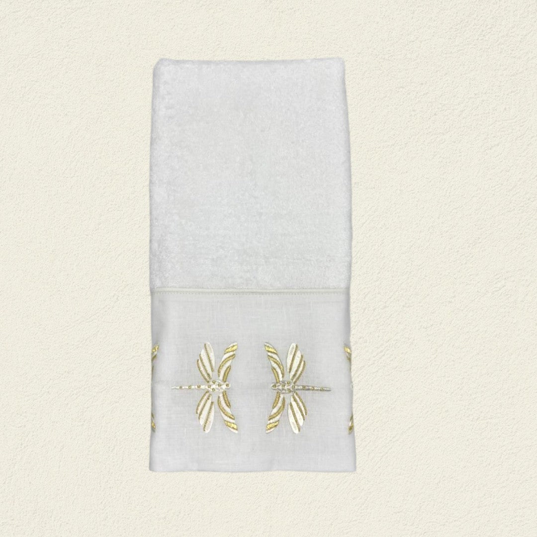 TOALLA LIBÉLULA ENCONTRADA DORADA