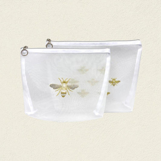 SET X 2 COSMETIQUERAS ABEJAS