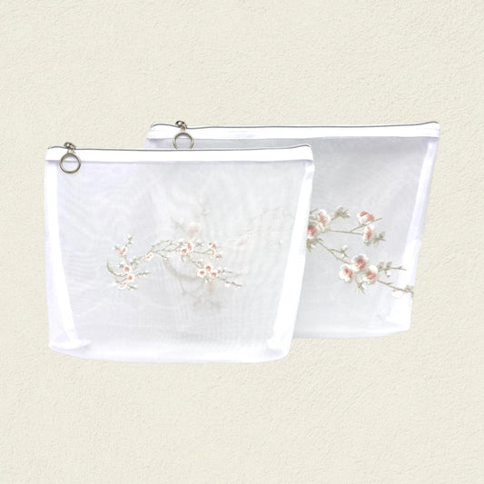 SET X 2 COSMETIQUERAS FLOR CEREZO
