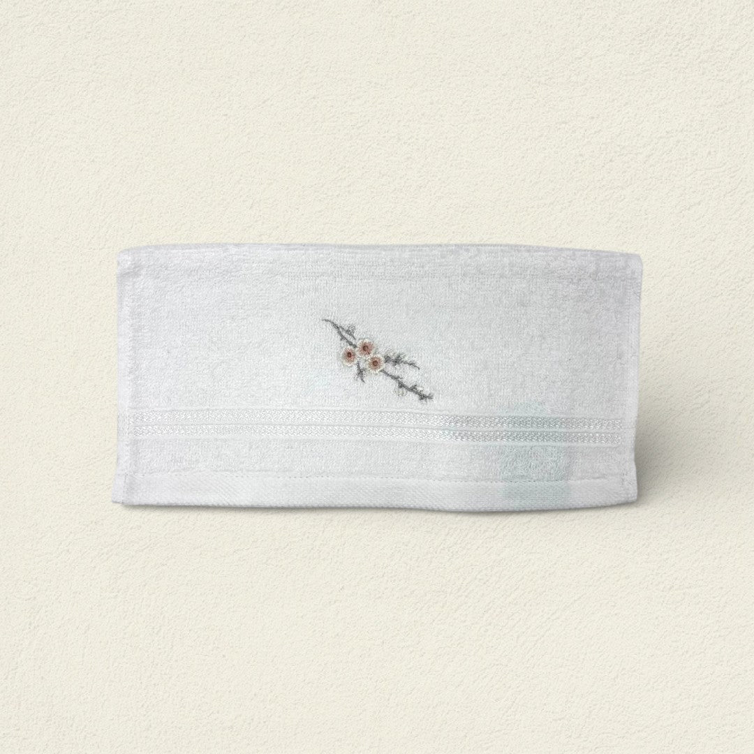 TOALLA FACIAL FLOR CEREZO
