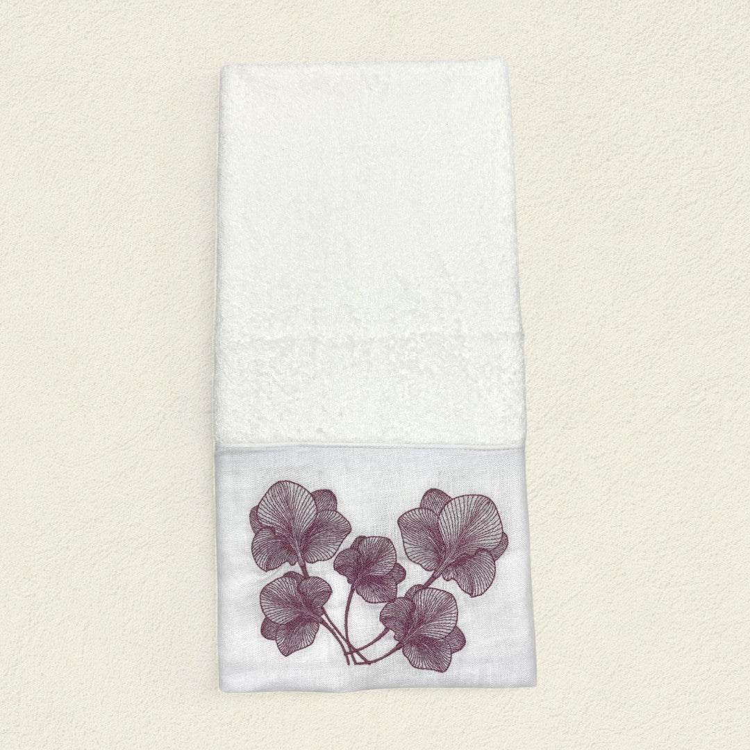 TOALLA ORQUÍDEA MALVA